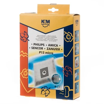 K&M K&M P15 Micro Philips, Amica dulkių siurblio maišelis