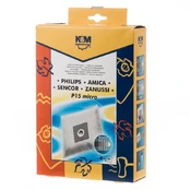 K&M K&amp;M P15 Micro Philips, Amica dulkių siurblio maišelis kaina