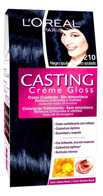 Plaukų dažai L´Oréal Paris Casting Creme Gloss, Black Blue, Black Blue 210