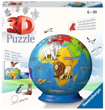 Dėlionė Ravensburger: 3D Puzzle - Disney: Globus, 72el.