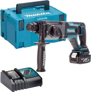 MAKITA akumuliatorinis perforatorius DHR241RTJ 18V 2J 2x5.0Ah
