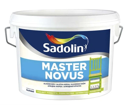 Emaliniai dažai Sadolin Master Novus 15, 2.5 l, balta