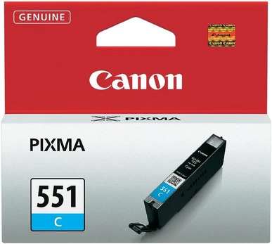 Spausdintuvo kasetė Canon CLI-551, mėlyna/geltona
