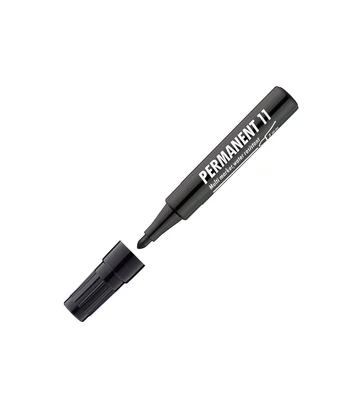 Permanentinis žymeklis ICO 11, 3 mm, JUODA
