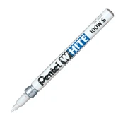 Permanentinis žymeklis PENTEL WHITE, baltos spalvos kaina