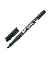 Permanentinis žymeklis ICO OHP, 0,5 mm, JUODA kaina