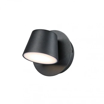 Sieninis LED šviestuvas Kuola Black