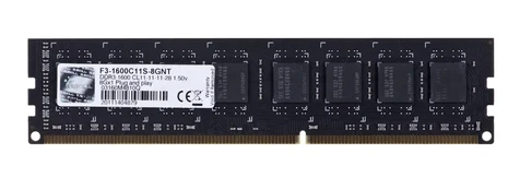 G.Skill 8 GB, DDR3, 1600 MHz, PC/server, Registered No, ECC No kaina