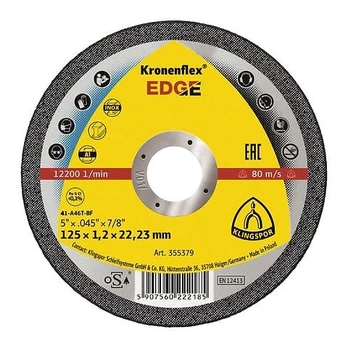 Pjovimo diskas KLINGSPOR Edge 125x1,2mm