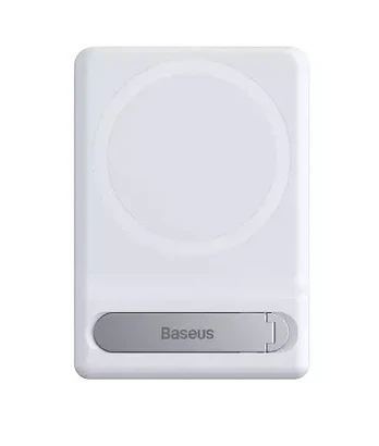 "Baseus" sulankstomas magnetinis pasukamas laikiklis "iPhone MagSafe" (baltas)