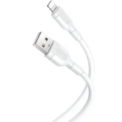 Kabelis USB-Lightning XO NB212 2.1A (baltas) kaina