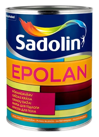 Grindų dažai Sadolin Epolan, balta, 1 l