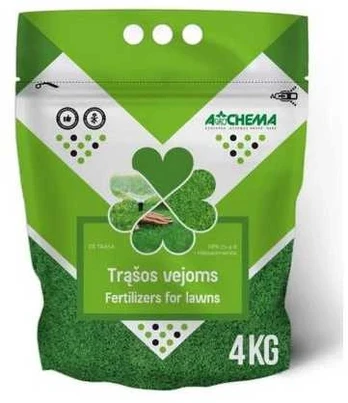 Trąšos vejoms Agrochema, birios, 4 kg