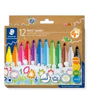 Flomasteriai STAEDTLER Noris Jumbo, 12 vnt. kaina