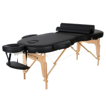 Sudedamas masažo stalas RESTPRO VIP OVAL 2 Black