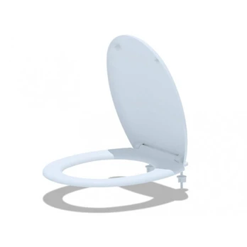 Unitazo dangtis Ani Plast, balta, 41 cm x 35 cm