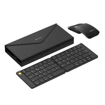 Set Wireless foldable Klaviatūra Delux KF10 and pelė MF10PR