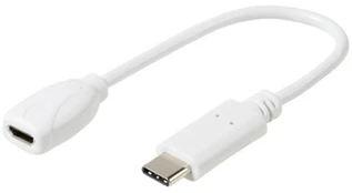 Vivanco adapteris USB-C – microUSB (37558) kaina