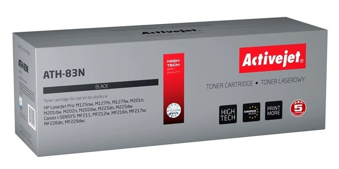 Spausdintuvo kasetė ActiveJet Supreme ATH-83N, juoda