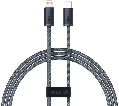 "Baseus Dynamic" serijos kabelis USB-C į "Lightning", 20 W, 2 m (pilkas)