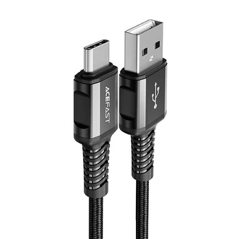 Kabelis USB-C į USB-C 1,2 m Acefast C1-04 (juodas)