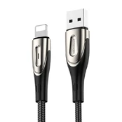 USB laidas "Lightning Joyroom Sharp S-M411" 2,4 A, 3 m (juodas) kaina