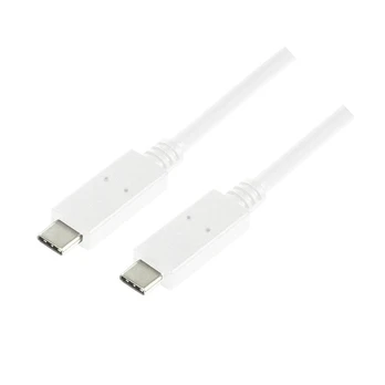 Laidas Logilink USB Type-C USB Type-C, USB Type-C, 1 m, balta