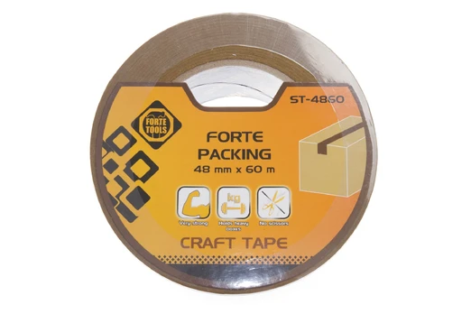 Lipni juostelė Forte Tools, Vienpusė, 60 m x 4.8 cm