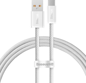 Kabelis USB-USB-C "Baseus Dynamic Series", 100 W, 1 m (baltas)
