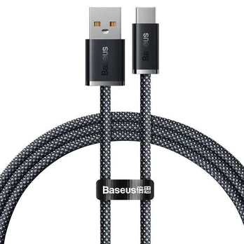 Kabelis USB-USB-C "Baseus Dynamic Series", 100 W, 1 m (pilkas)