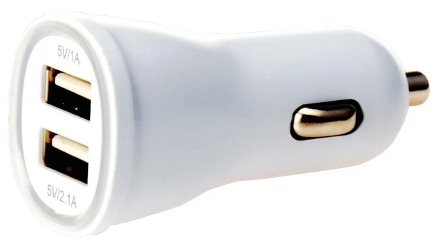 Įkroviklis Techly, 2 x USB, balta