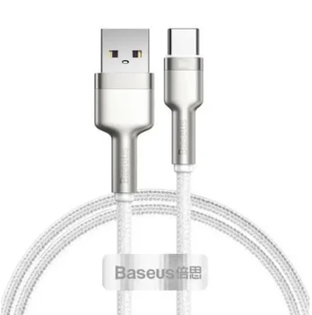 USB kabelis USB-C "Baseus Cafule", 66 W, 2 m (baltas)