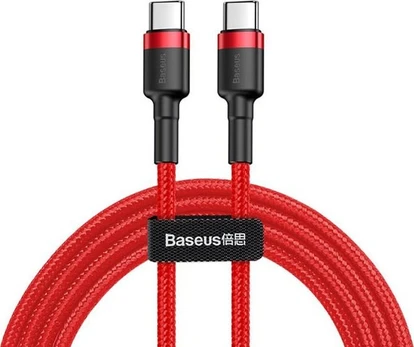 "Baseus Cafule" kabelis USB-C PD 2.0 QC 3.0 60W 1 m (raudonas)