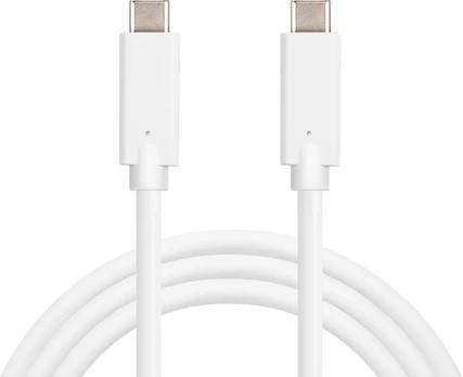 Laidas Sandberg, USB Type C/USB Type-C male, balta