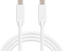 Laidas Sandberg, USB Type C/USB Type-C male, balta kaina