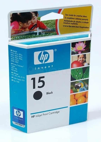 Spausdintuvo kasetė HP 15, juoda