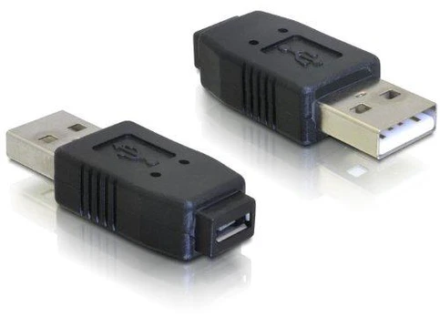Adapteris Delock USB-micro to USB Micro USB female, USB 2.0 A male