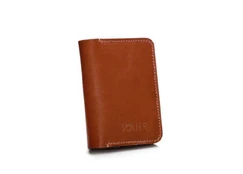 Piniginė vyrams SOLIER SW11 SLIM - Ruda kaina