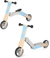 Balansinis Dviratis Ir Pasprtukas 2in1 Spokey Woo-Ride Multi Mėlynas kaina
