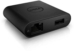 „Dell“ USB C tipo adapteris prie HDMI, VGA, Ethernet, USB 3.0, Gigabito eterneto, DA200
