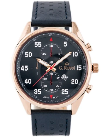 Laikrodis vyrams G. ROSSI - 7116A (zg215f) + dėžutė