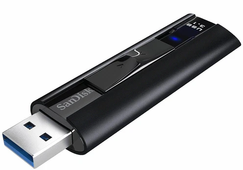 USB atmintinė SanDisk Extreme Pro Solid State, juoda, 256 GB