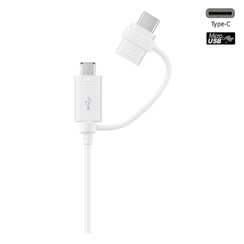 "Samsung" duomenų perdavimo kabelis (C tipo ir mikro USB) EP-DG930DW