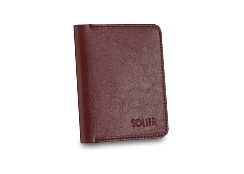 Piniginė vyrams SOLIER SW11 SLIM - Ruda/Kaštono