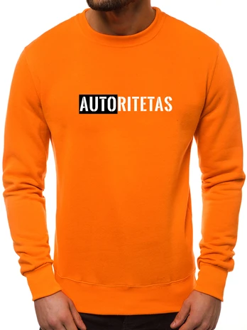 Oranžinis vyriškas džemperis Autoritetas : Dydis - M
