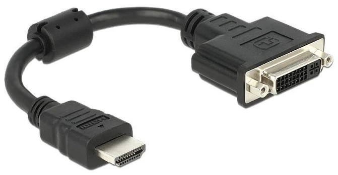 DELOCK Adaptercable HDMI St > DVI 24+1 B | 65327