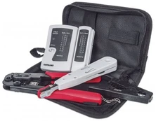 INTELLINET 4 Tool Network Kit Composed of LAN Tester LSA punch down tool Crimping Tool kaina