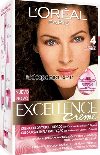 Plaukų dažai L´Oréal Paris Excellence Intense, Chestnut, Chestnut 4