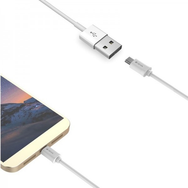 Devia Smart USB Type-C C laidas Universal White kaina