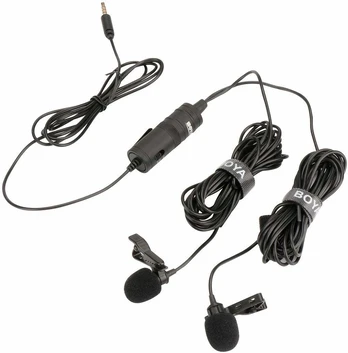 Mikrofonas Boya BY-M1DM Dual Lavalier